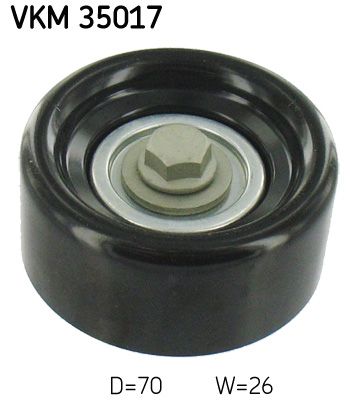 Obrázok Vratná/vodiaca kladka rebrovaného klinového remeňa SKF  VKM35017
